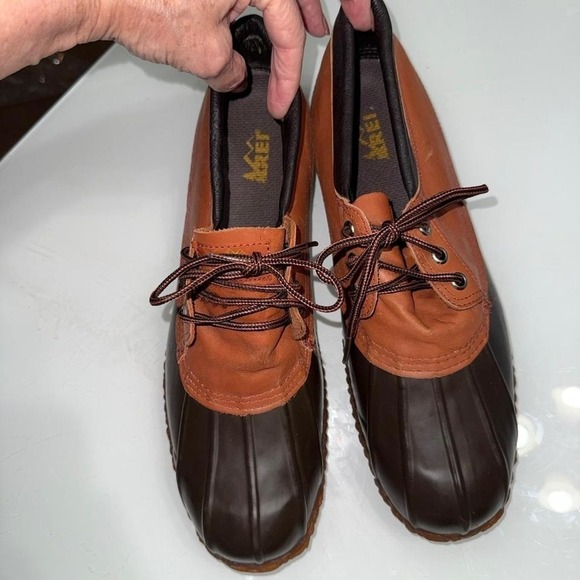 Vintage REI Duck Shoes • Leather Rubber Waterproof‎ Boots • Gorpcore main image 4